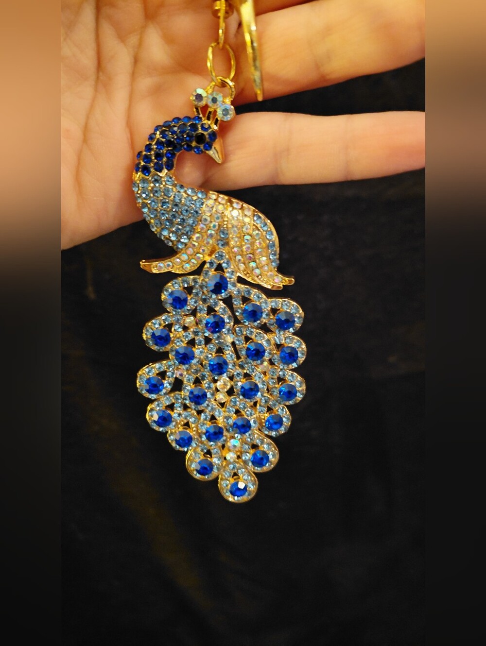 NWT Peacock Bag Charm/ Keychain